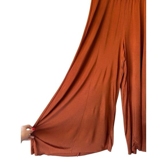 Maeve by Anthropologie Shiloh Wide Leg Pull On Pants size S Rust Orange - Picture 13 of 13